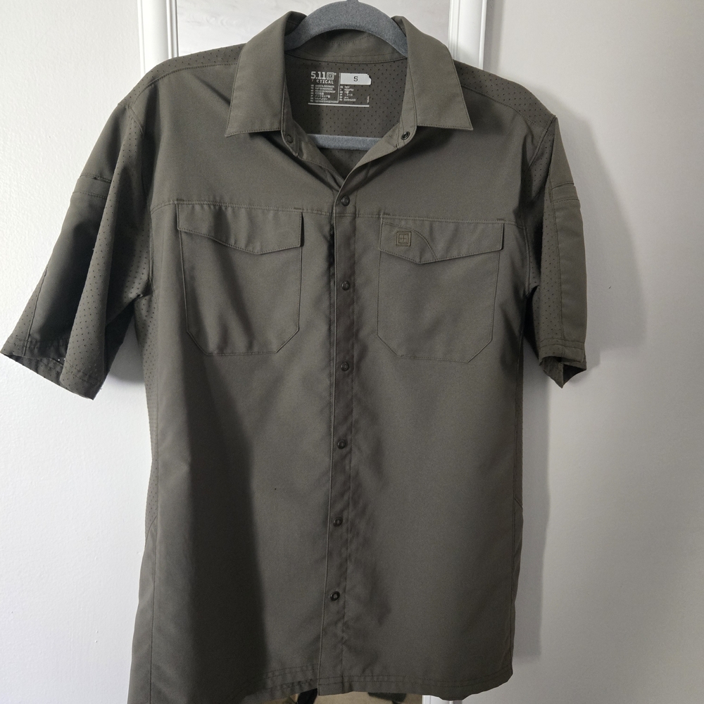 5.11 Tactical Men's Short Sleeve Shirt - Olive